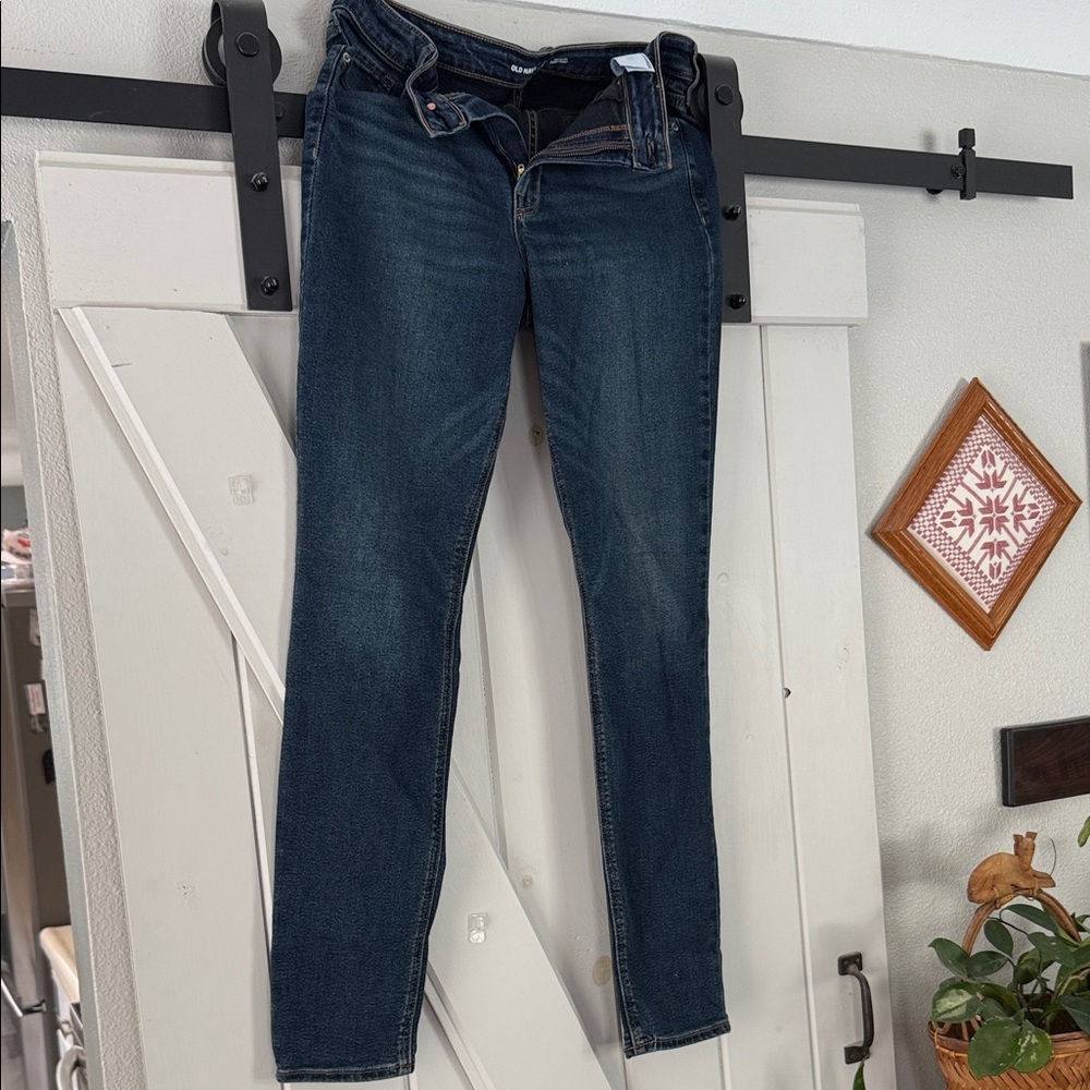 Old Navy Women's Deep Indigo Skinny Jeans